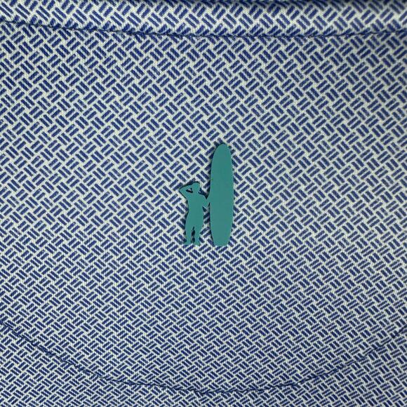 Johnnie O Men's Size L Quarter Zip Long Sleeve All over Print - Picture 8 of 9